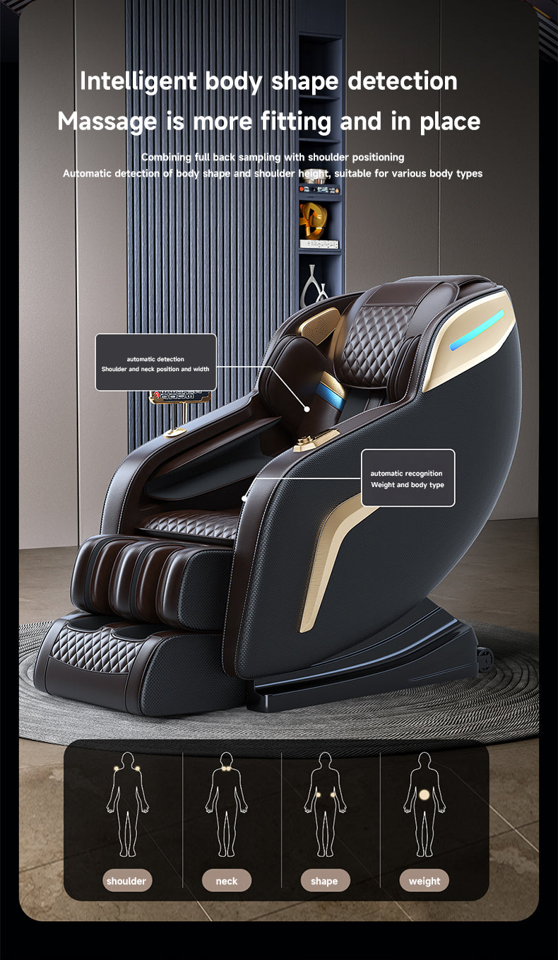 •	JDI Fitness 2026 4D S-Track Latest Zero Gravity Luxury Full Body Massage Chair