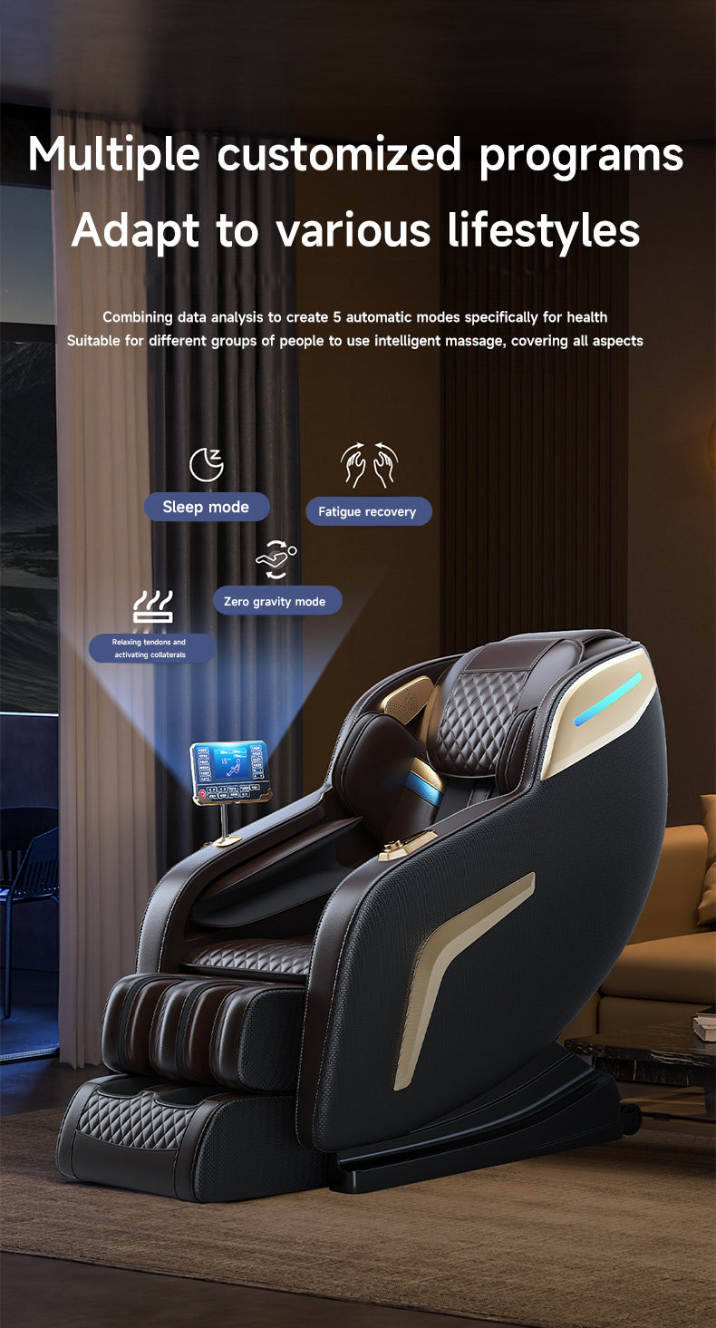 •	JDI Fitness 2026 4D S-Track Latest Zero Gravity Luxury Full Body Massage Chair